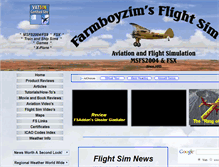 Tablet Screenshot of farmboyzimsflightsims.com